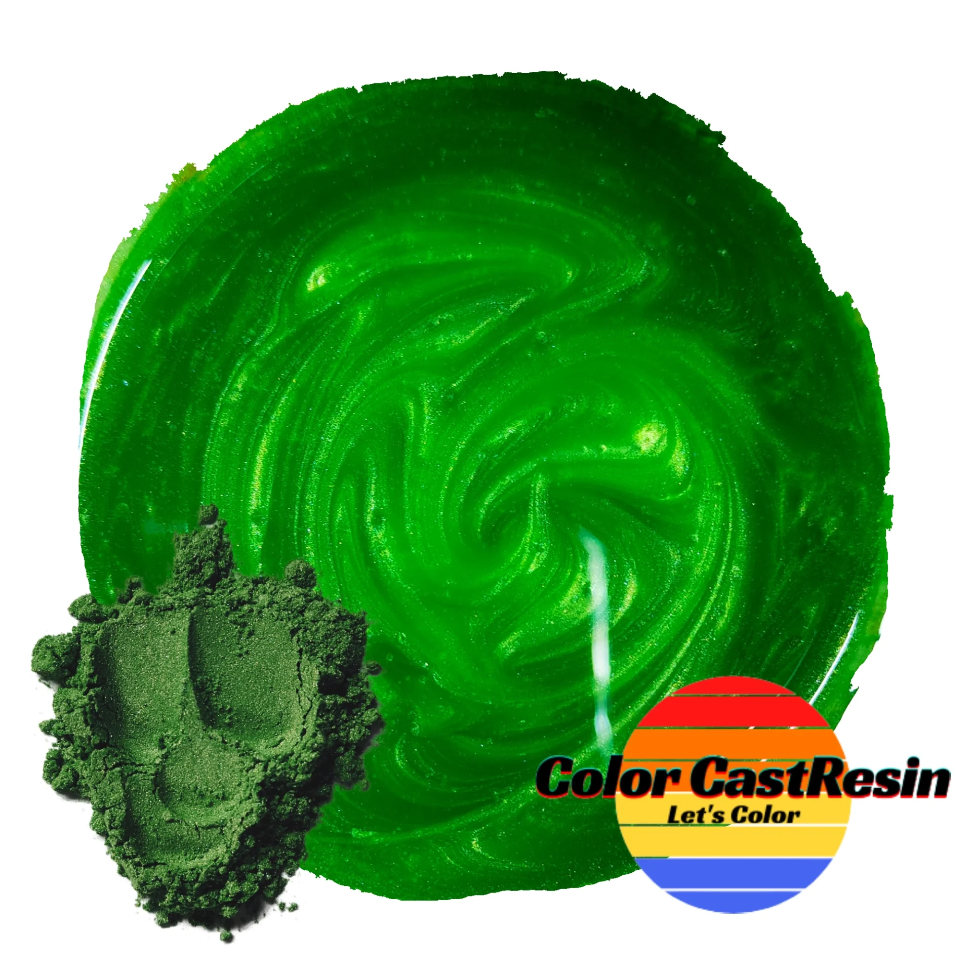 Green Apple — pigment do żywicy ColorCastResin — kolor i połysk